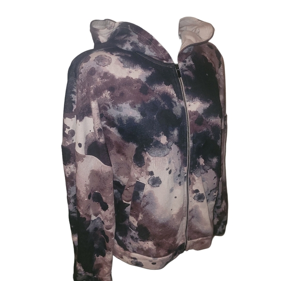 Shambhala Multi Colored Tie Dye Zip Up Hoodie M - Picture 3 of 7